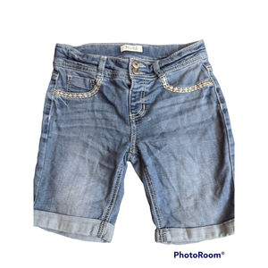 Mudd Girls Jean Shorts Size 14 with Adjustable waist